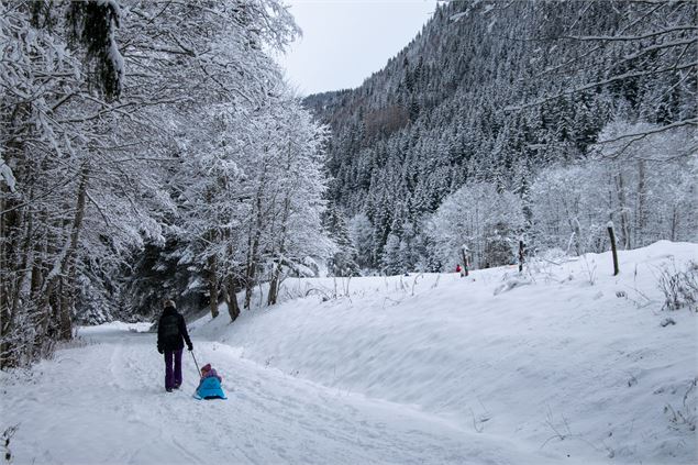 Le chemin du Praz - Les Contamines Tourisme