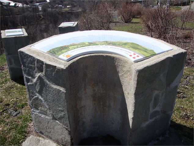 Table d'orientation St Colomban des Villards - OT St Colomban des Villards