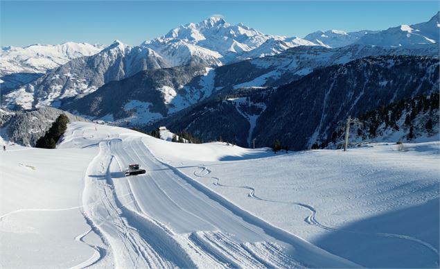 damage de la piste Piapolay au Planay - OTAB