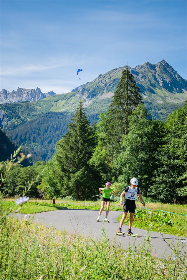 Ski roue avec Alpinum aux Contamines Montjoie - Antoine Collomb Patton