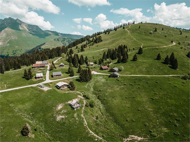 Mt Caly vue du ciel - Solegets