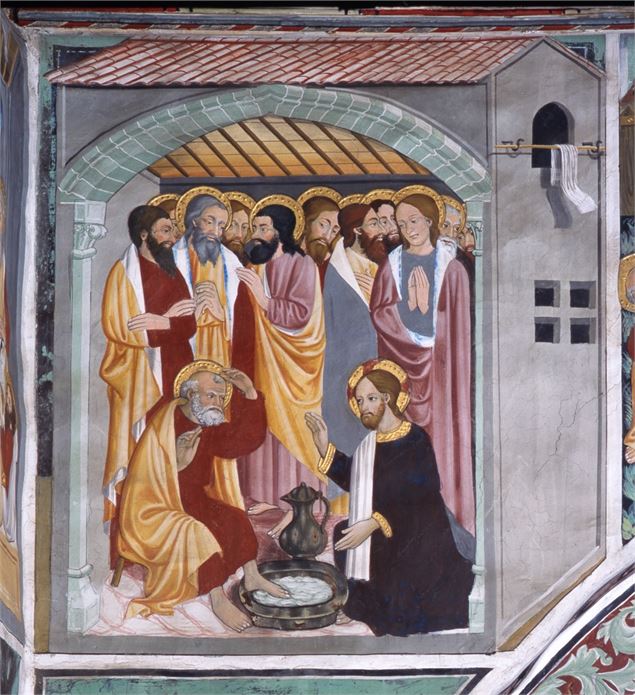 Les décors peints de la chapelle Saint Sébastien à Val Cenis Lanslevillard - S. Perez - Fondation Fa