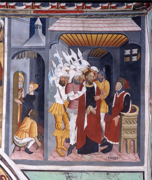 Les décors peints de la chapelle Saint Sébastien à Val Cenis Lanslevillard - S. Perez - Fondation Fa