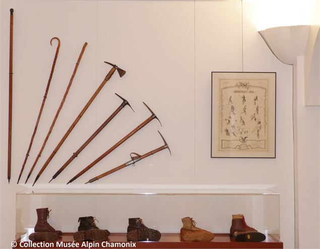 Musée Alpin Chamonix - salle alpinisme - © Collection Musée Alpin de Chamonix