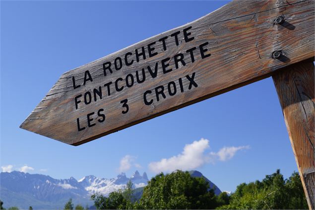 Panneau de direction - Office de Tourisme de la Toussuire