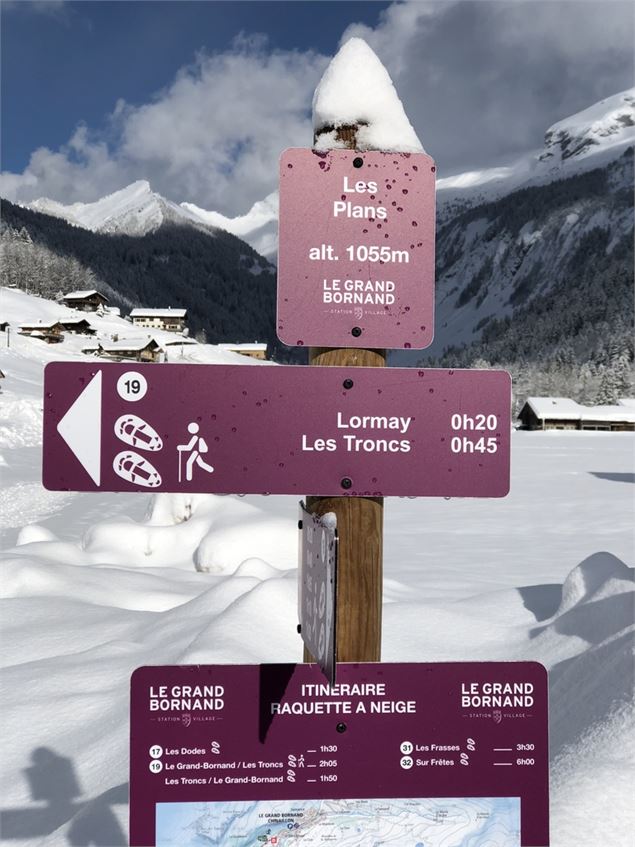 Sentiers raquettes 19 - La vallée du Bouchet - csardin - Le Grand-Bornand