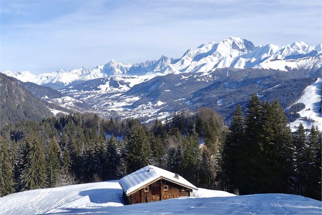 Vue Mont-Blanc - OT Flumet / St Nicolas la Chapelle