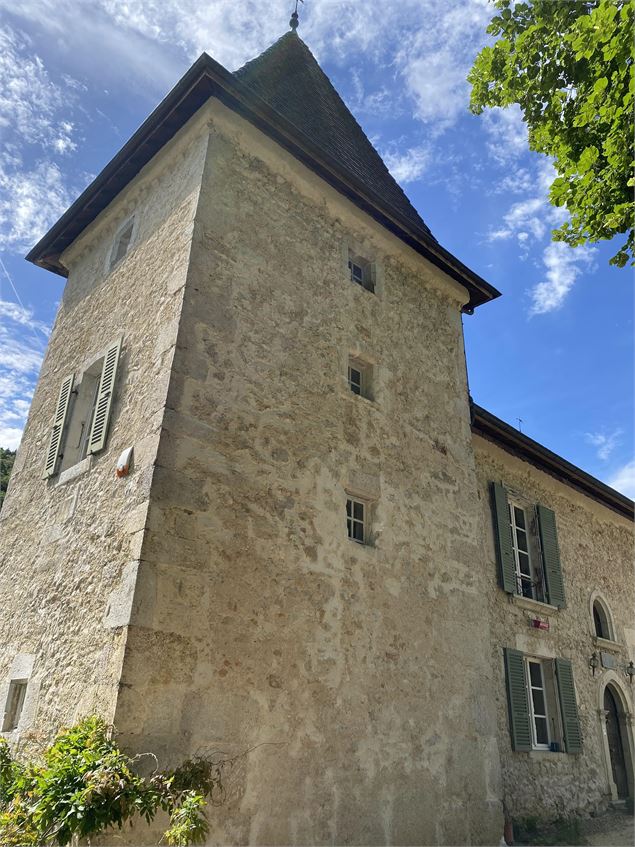 Tour du château de Montanges  XIIe siècle - GDF Ain