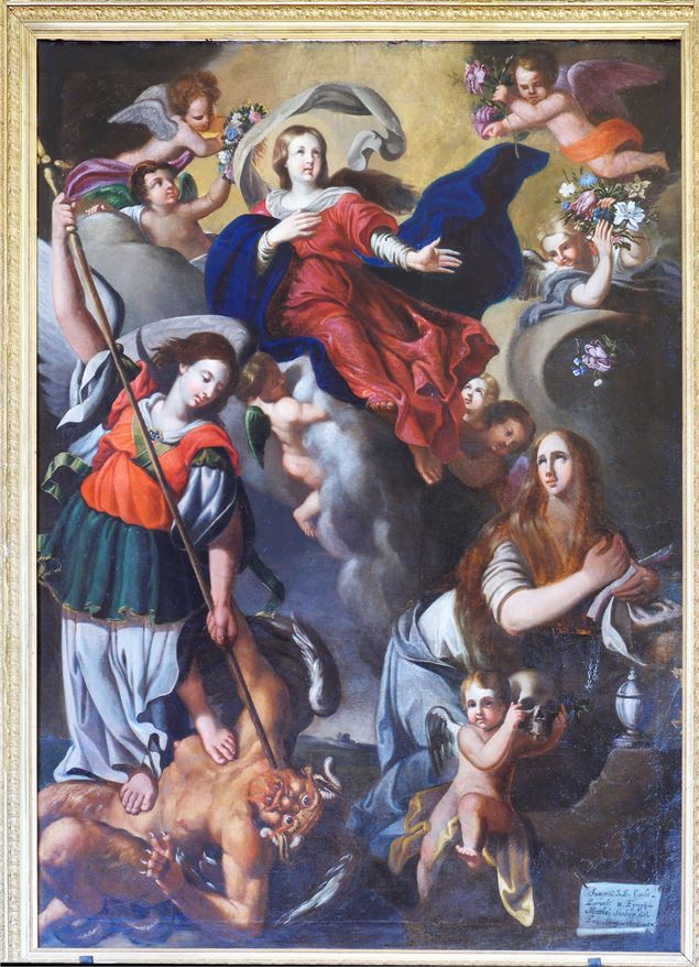 Tableau - église St Michel d'Albiez-Montrond - Vincent Jacques- Drône de regard