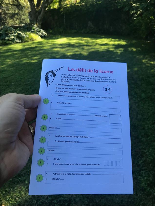 Les défis de la licorne - OT La Roche-sur-Foron