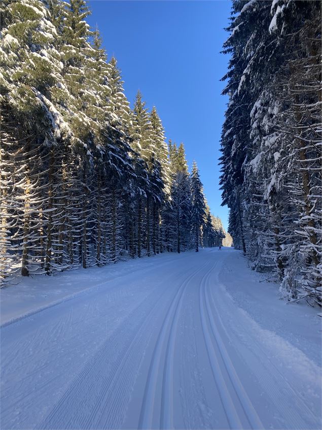 Ski nordique sur le Site de Lachat_Haut Valromey - M.Ballet