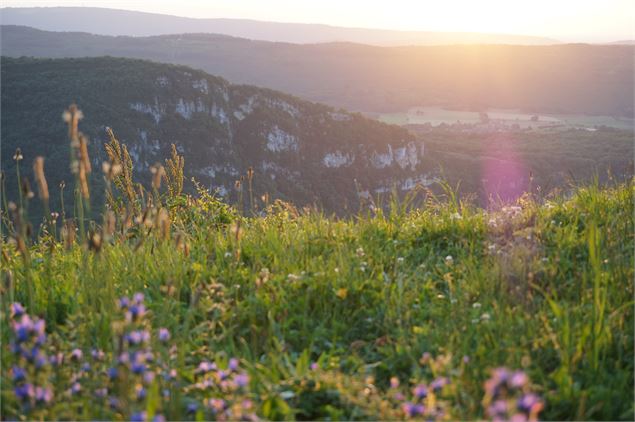 Coucher de soleil Balvay - TourismeHautBugey©2014_MarcChatelain
