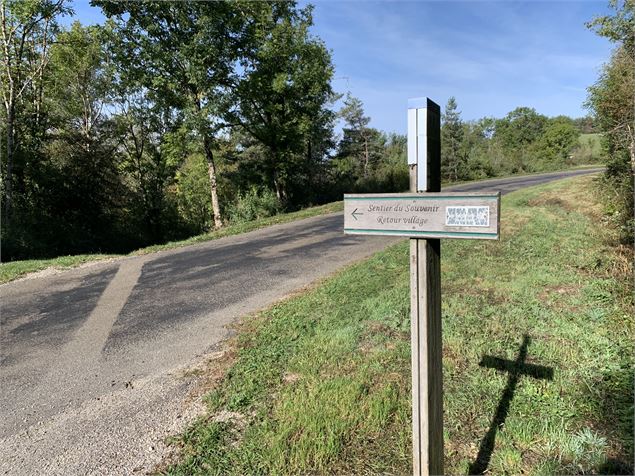 Panneau indicatif - Maxime Michel