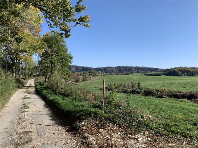 Borne du Prés Carrel depuis Ablatrix - M.Michel