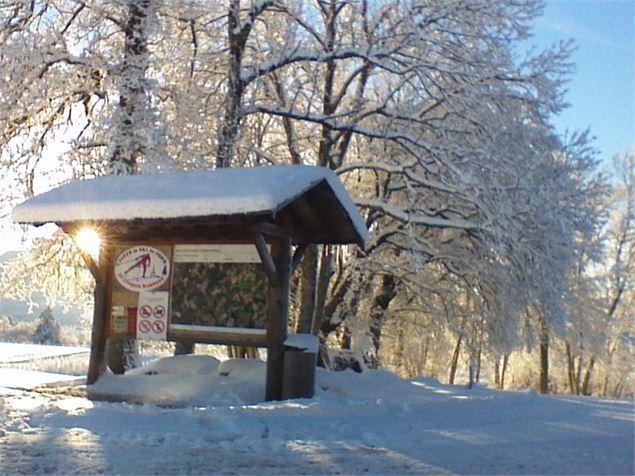 Panneau d'informations - Foyer La Chapelle-Rambaud