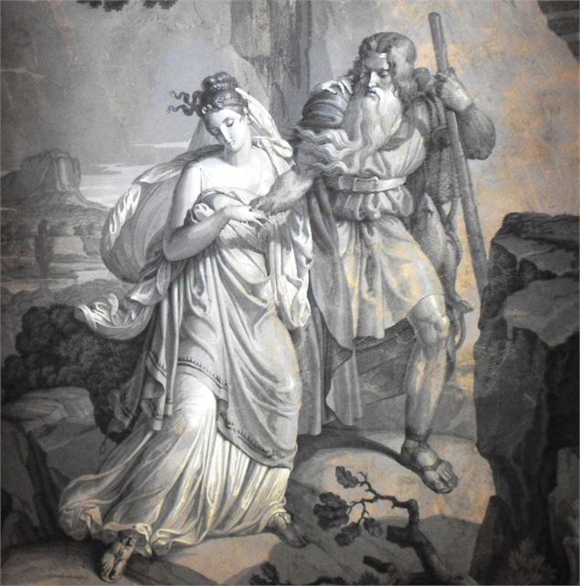 Papiers peints panoramiques sur le thème de Psyché - F.Juttet