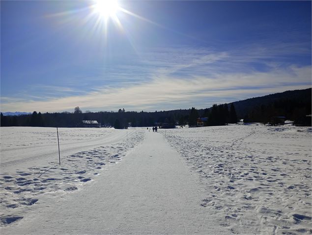 Piste piétonne - Grande boucle_La Féclaz - C.Legouest