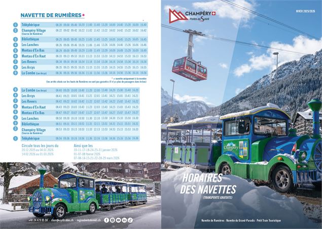 Petit train des Dents du Midi_Champéry - © Niels Ebel