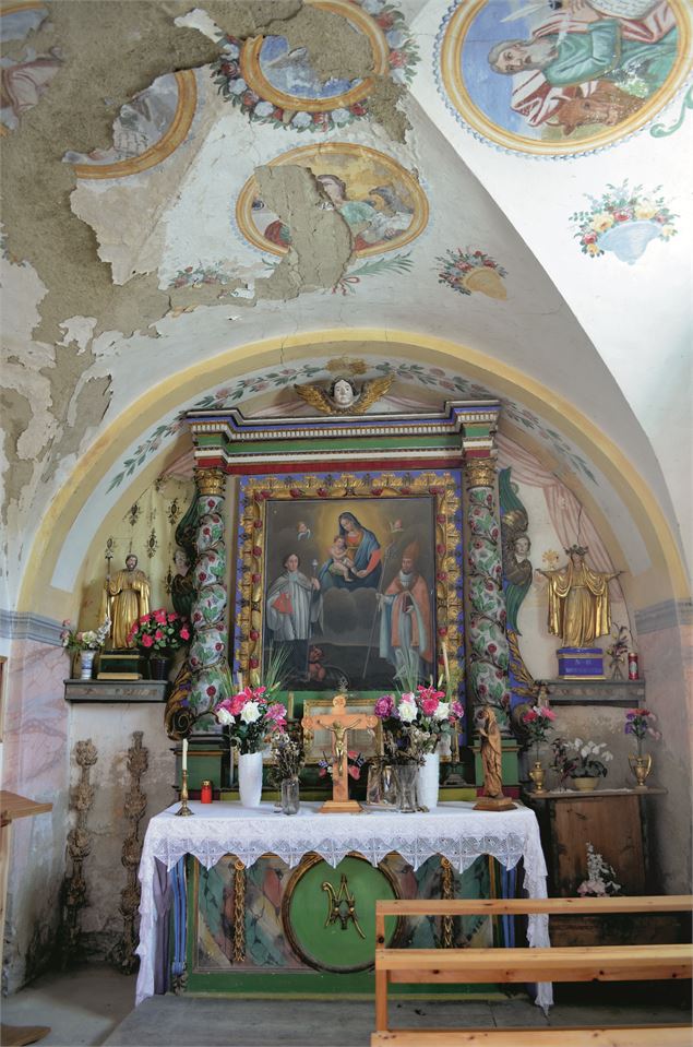 Intérieur chapelle des Combes - OT Porte de Maurienne