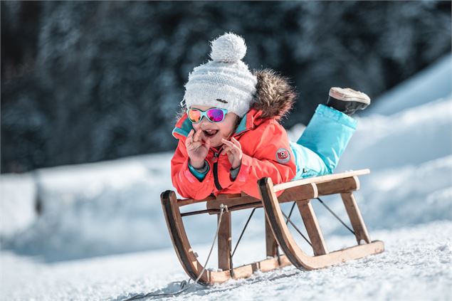 Piste de luge du Venay - P.Lebeau - Aravis