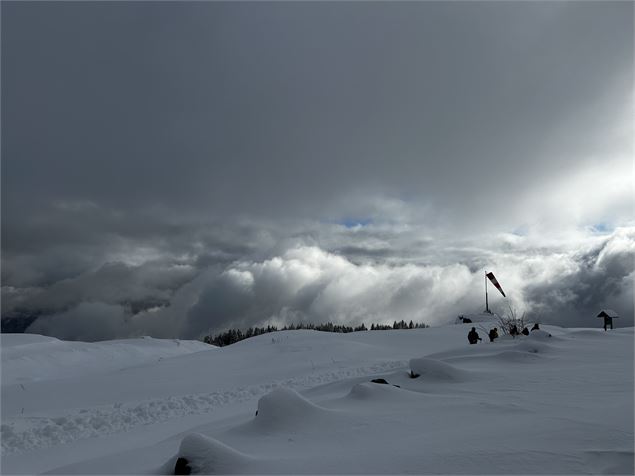 sentier raquettes : boucle du plateau de Mayères_Sallanches - Emilie Perrin