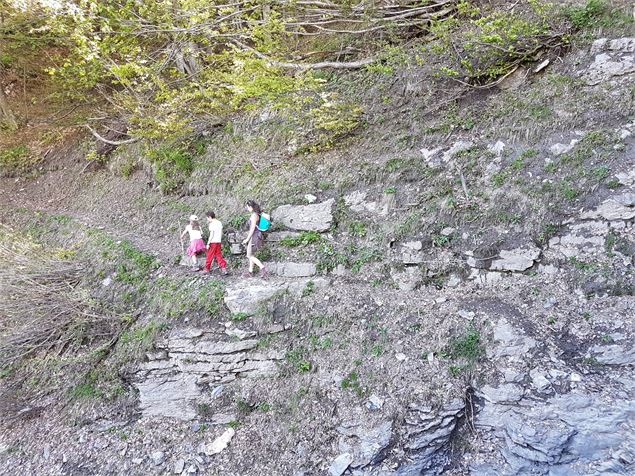 Sentier pédestre : Doran par le sentier du Gypaète