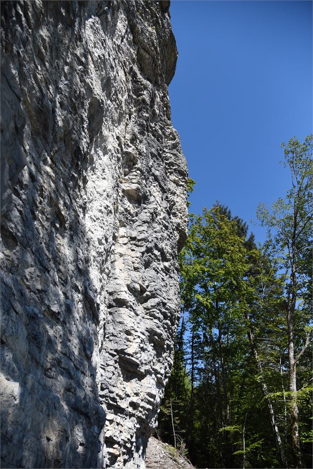monolythe calcaire et voies d'escalade - Wendy Vincent