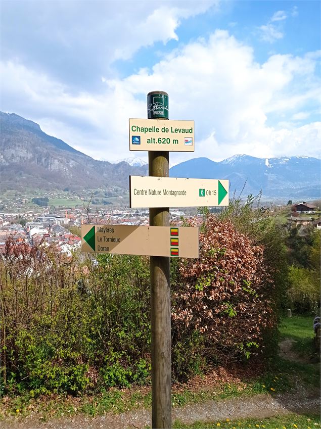 sentier pédestre : de la chapelle de l'Immaculée à la grotte mariale de Lévaud - Véronique Lorenzi