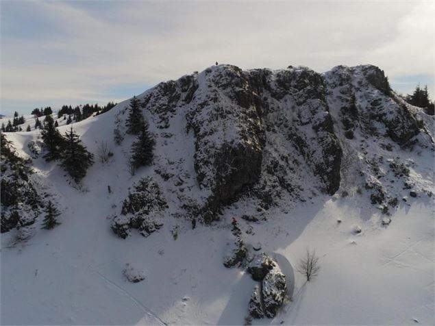 Vue aérienne du dry des Habères - V. Glauzy - OT Alpes du Léman