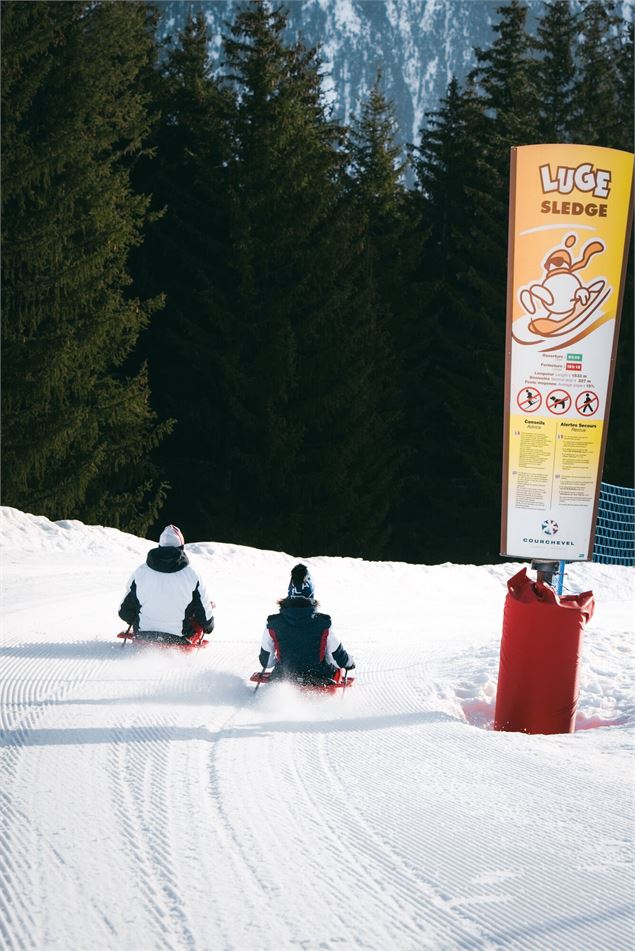 piste de luge - David André