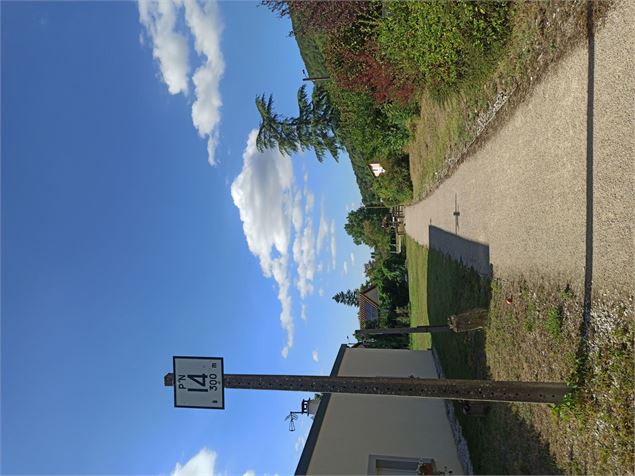 la voie verte ancienne voie du tram à St Sorlin - K.Tranchina