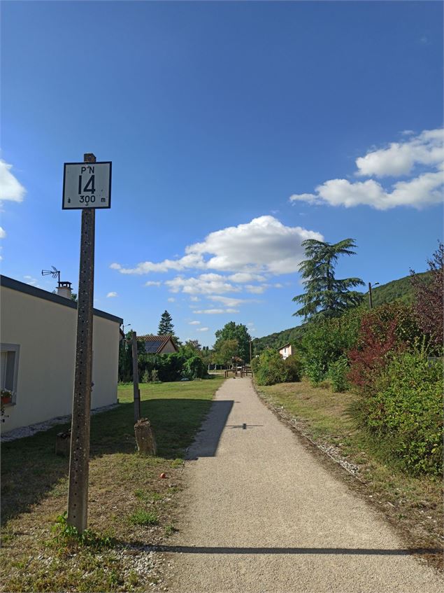 la voie verte ancienne voie du tram à St Sorlin - K.Tranchina