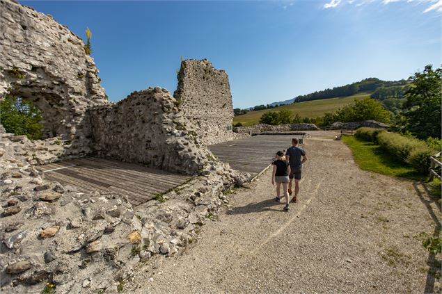 Ruines du château de Faucigny - arnaud lesueur