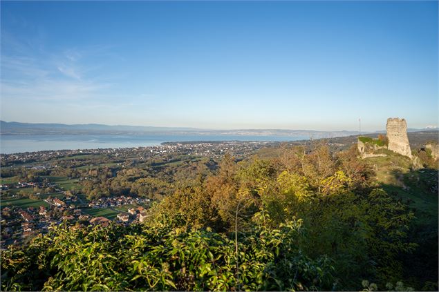 Panorama château et ville de Thonon - Destination Léman - C.Vuillequez