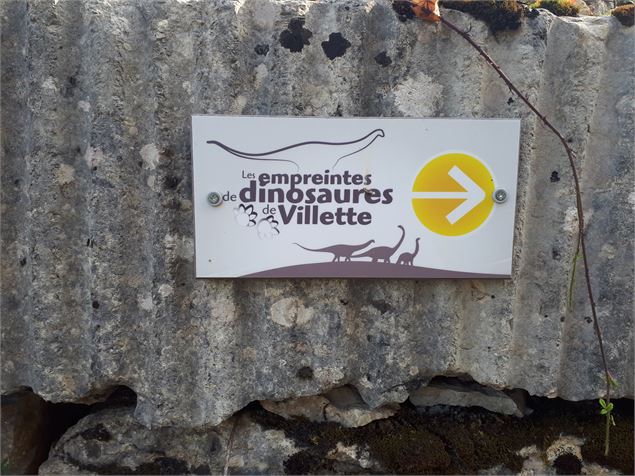 Les empreintes de dinosaures de Villette - png