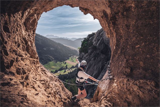 Via Ferrata Yves Pollet-Villard_La Clusaz - Clément Hudry