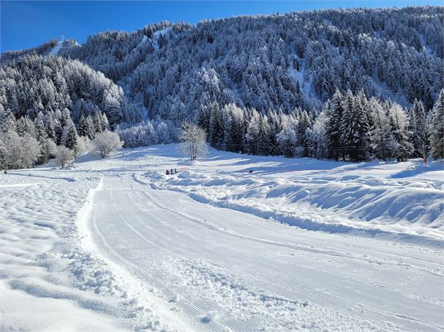 Piste de ski de fond à Argentière - OTVCMB