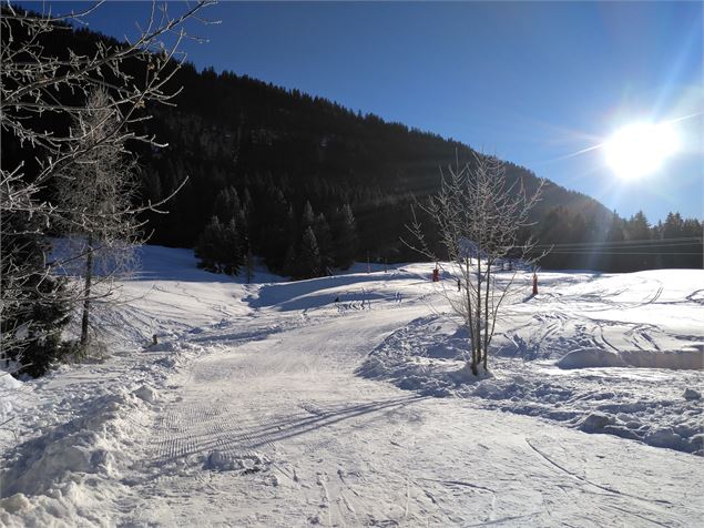 Piste de luge de Mijoux - Chantal Julliard