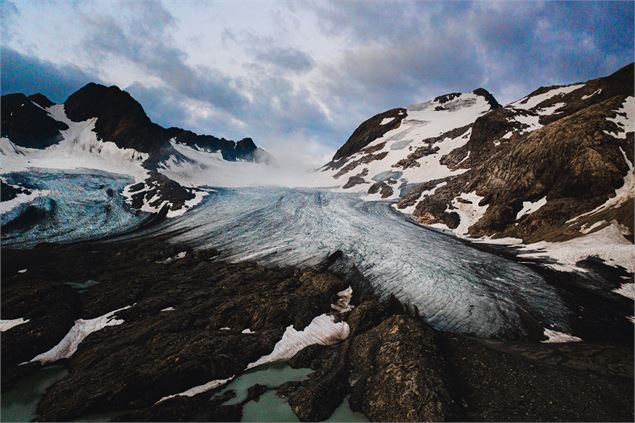 Pic de l'Étendard et glacier de Saint Sorlin - © OT Saint Sorlin d'Arves - V Bellot-Mauroz