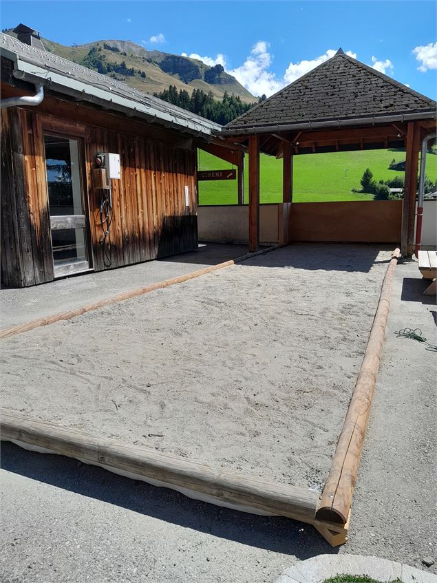 Terrain de pétanque du Chinaillon - csardin - OT Le Grand-Bornand