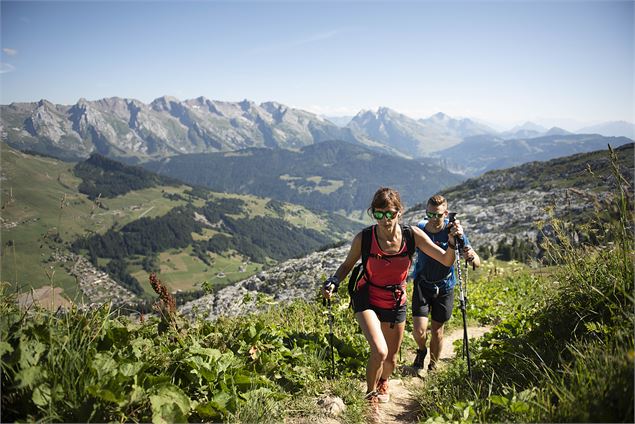 Randonnée au Lac de Lessy Le Grand-Bornand - T.Vattard - Le Grand-Bornand tourisme