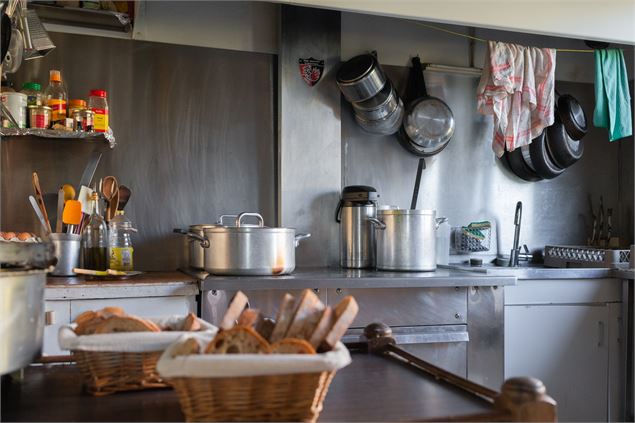 Cuisine du refuge Grand Bec - Planay - Geoffrey Vabre