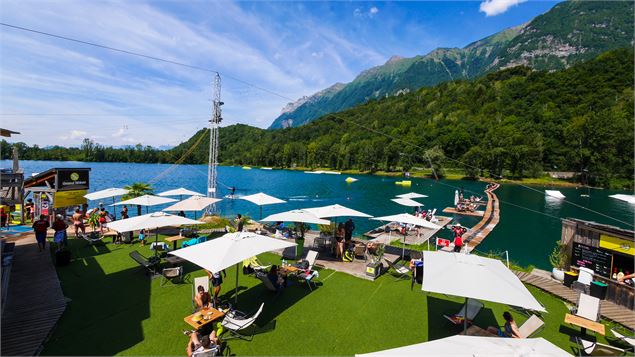 Vue en hauteur de la base - Wam Park