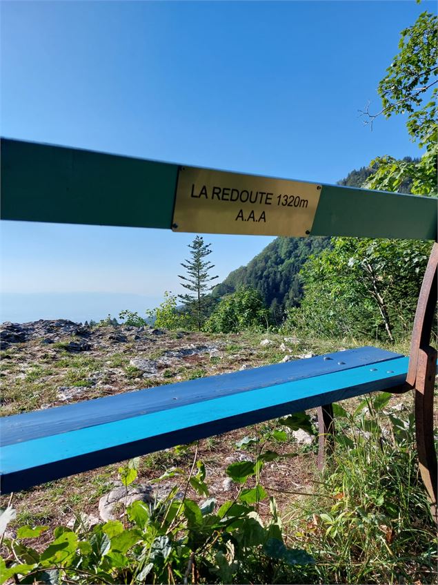 le banc du point de vue de la Redoute - ©AMbarbe