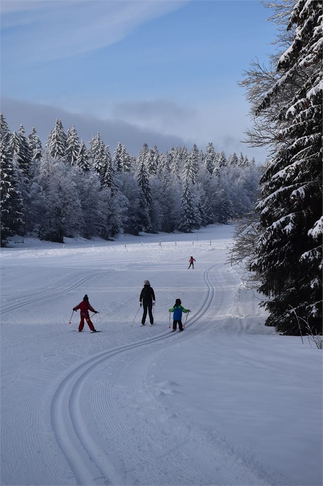 Piste de ski de fond du Plateau de Retord - © Philippe Carrara