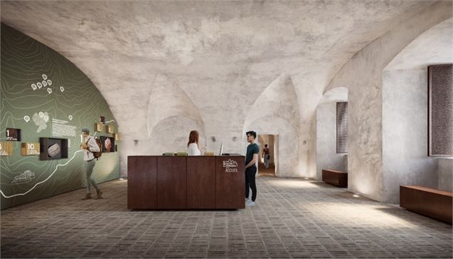 Accueil de l'espace de médiation culturelle - Caroline Menon - Mairie d'Aussois