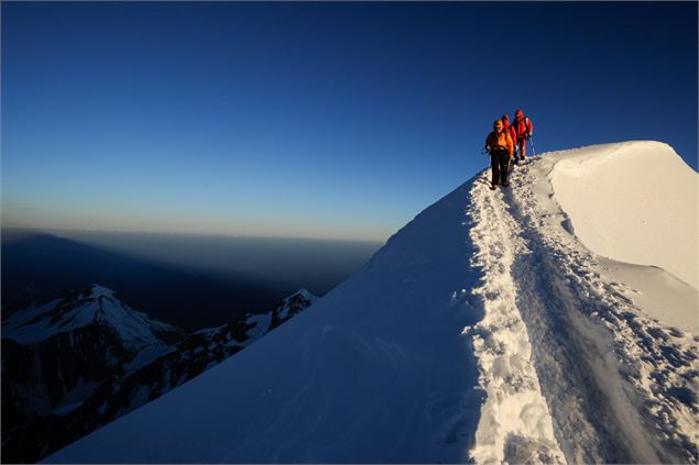 L'arête sommitale - OT Saint-Gervais / P. tournaire