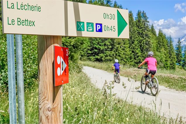 Parcours VTT n°1 _ Les balcons du Mont-Blanc - VERT