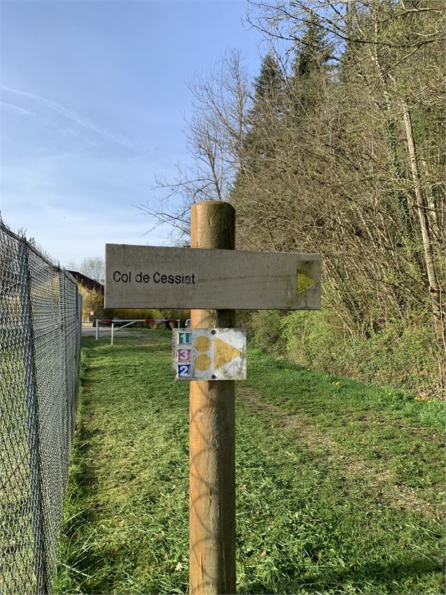 Panneau indicatif - Maxime Michel