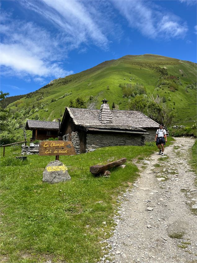Le Mont Vorassay vu depuis miage - Gilles Lansard